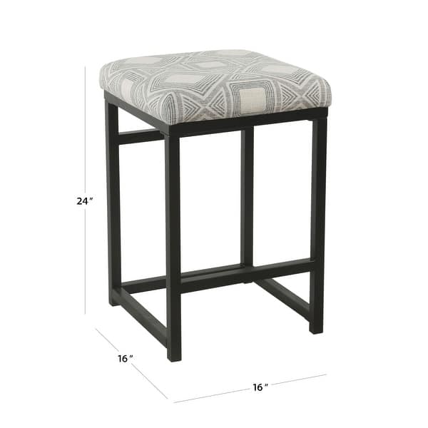 HomePop Open Back 24" Counter Stool 24 inches 24 inches On Sale Bed Bath & Beyond 18105378